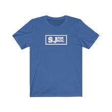 Load image into Gallery viewer, SJ For Real White Logo Unisex T-Shirt
